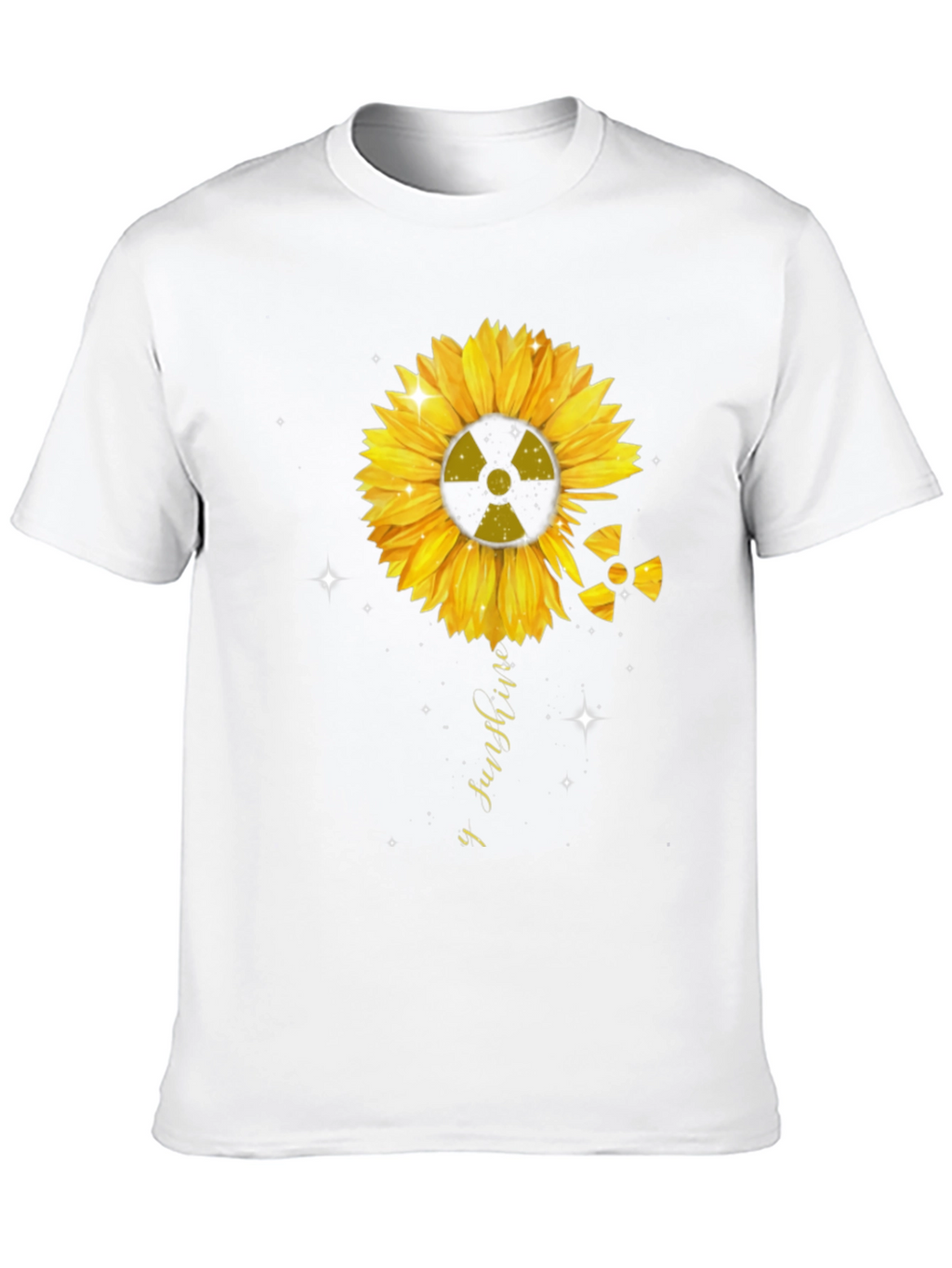 Radioactive Sunflower Graphic T-Shirt