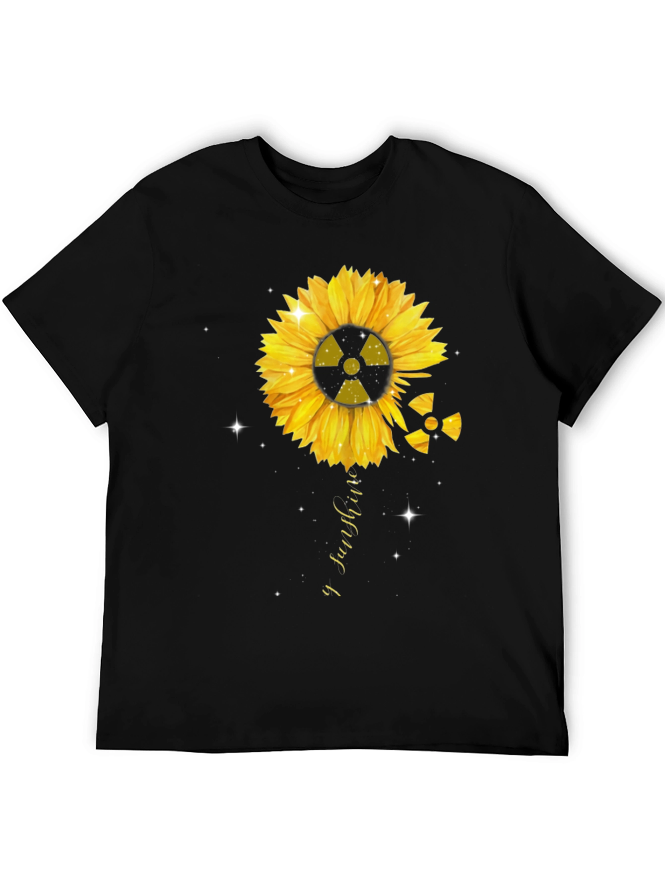 Radioactive Sunflower Graphic T-Shirt