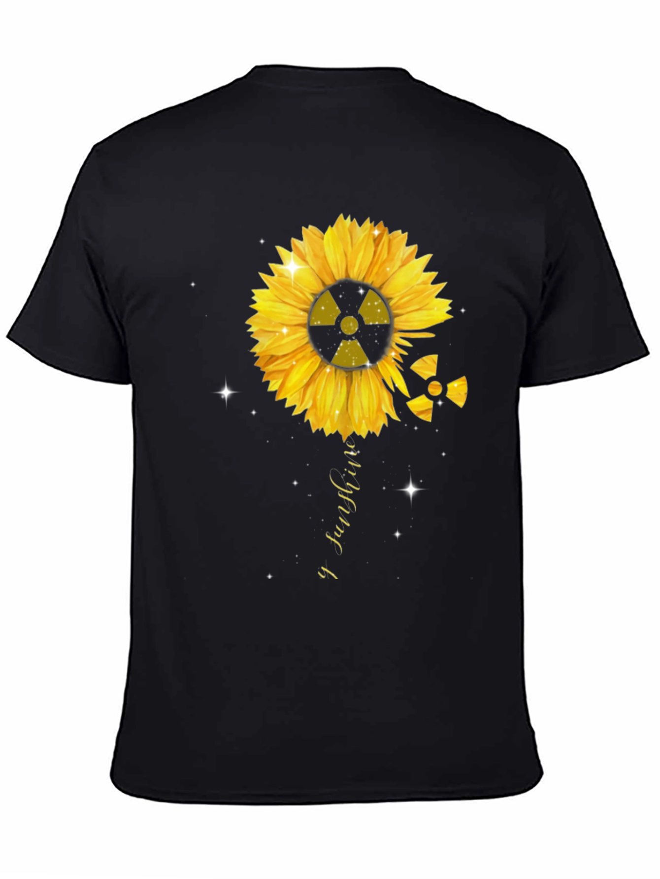 Radioactive Sunflower Graphic T-Shirt