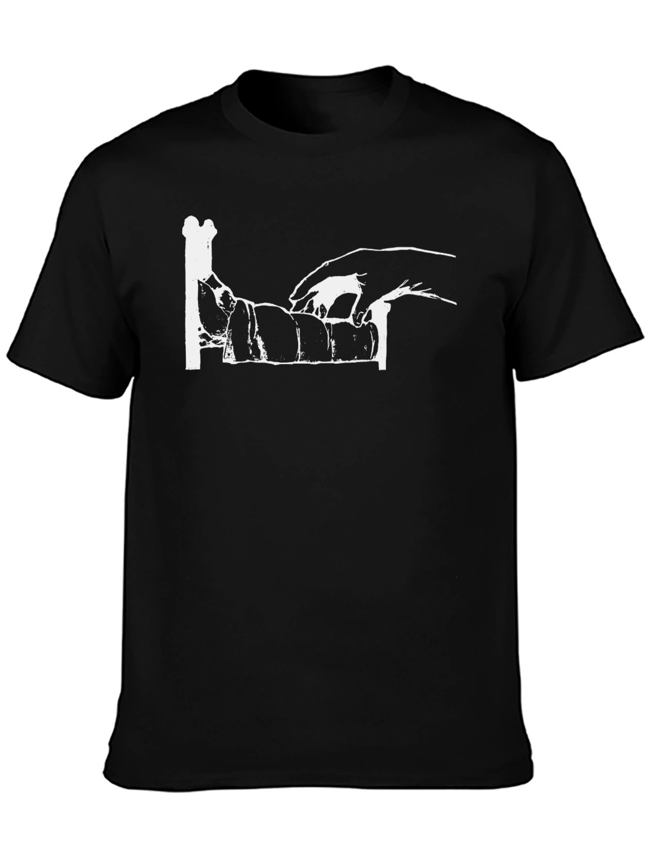 Unique Artistic Black T-Shirt for Men
