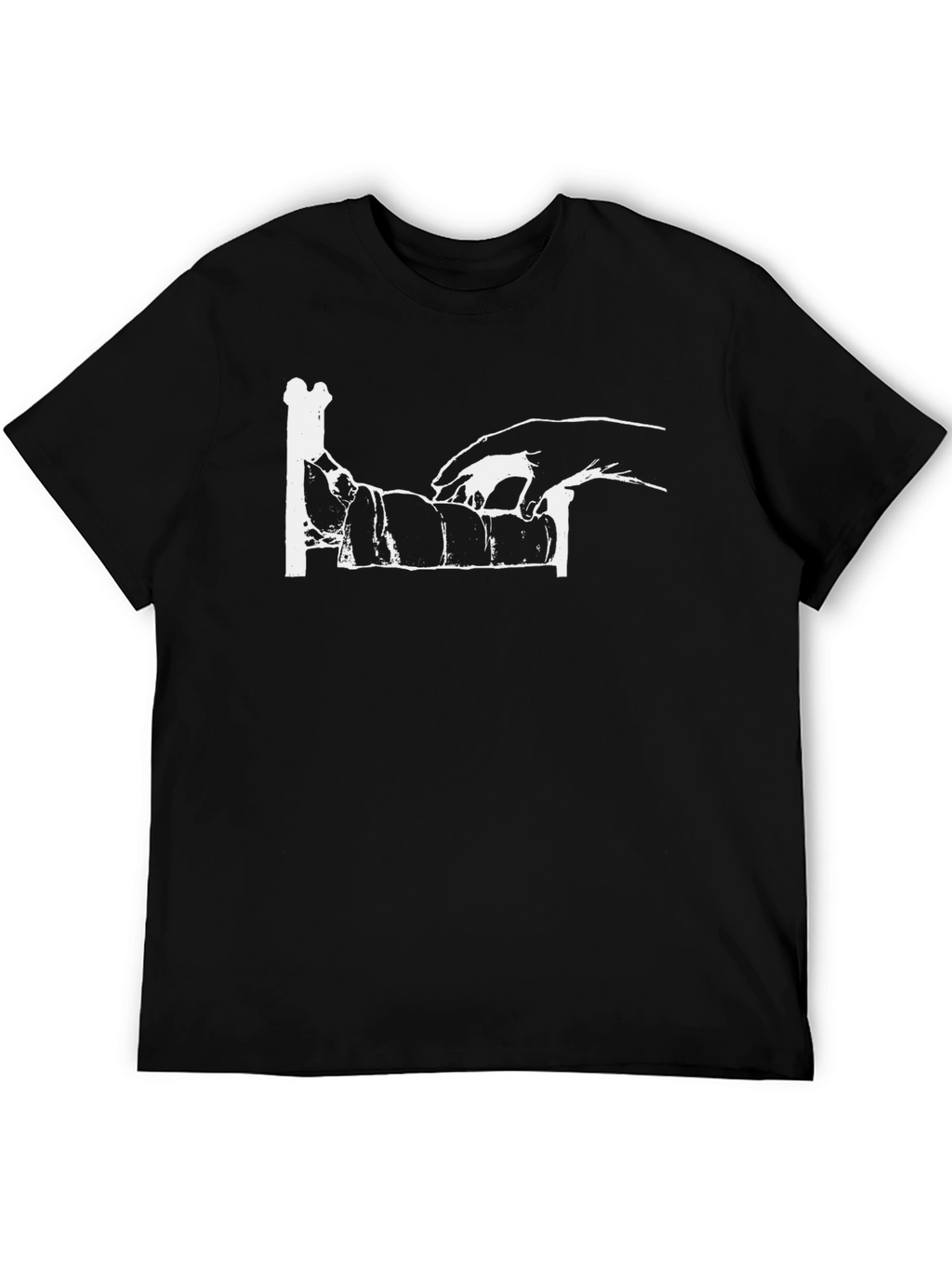 Unique Artistic Black T-Shirt for Men