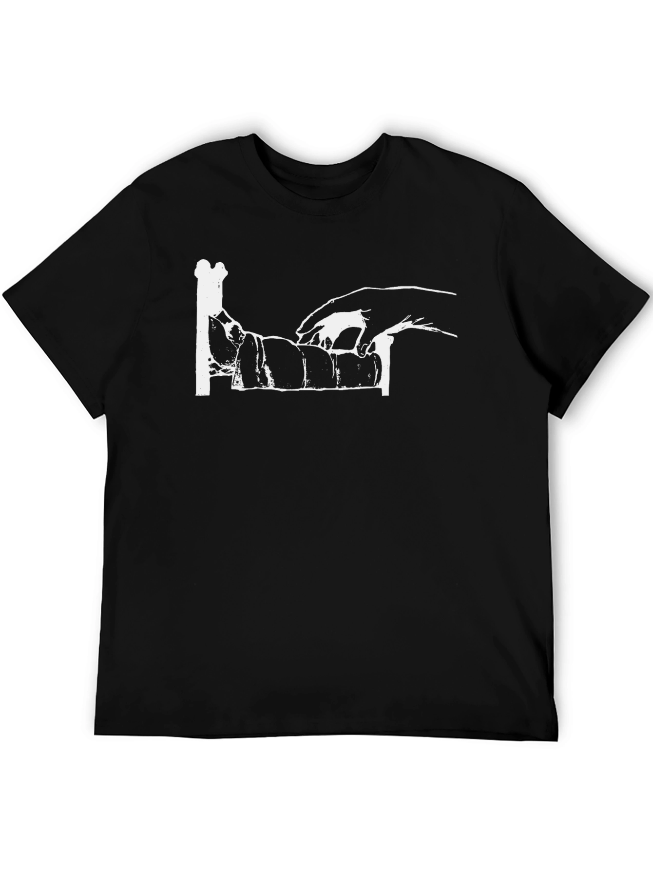 Unique Artistic Black T-Shirt for Men