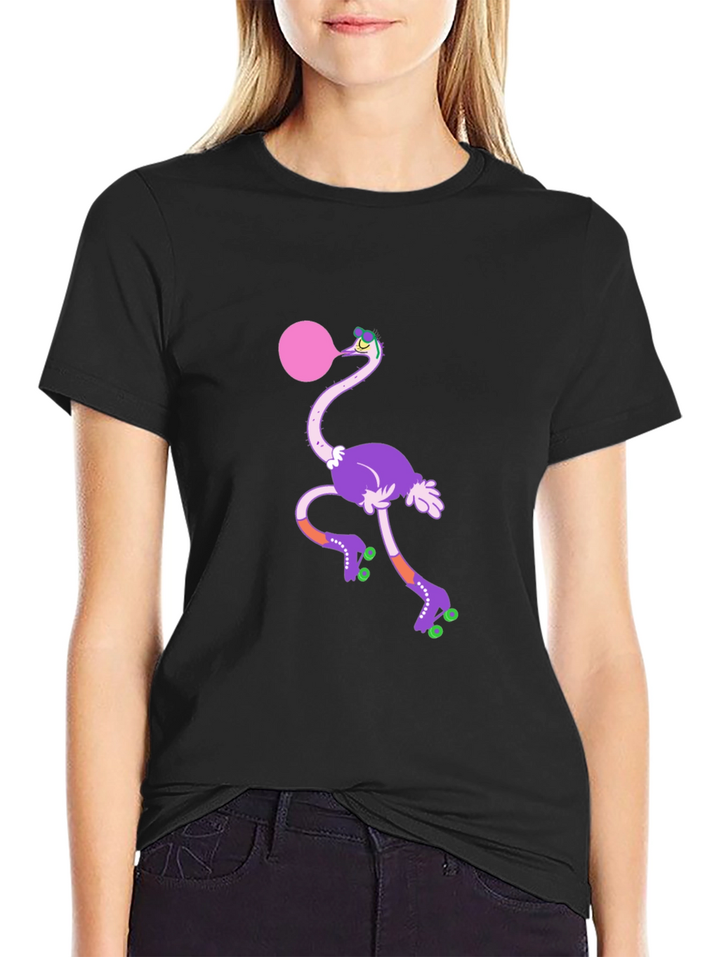 Funky Ostrich Bubblegum Tee