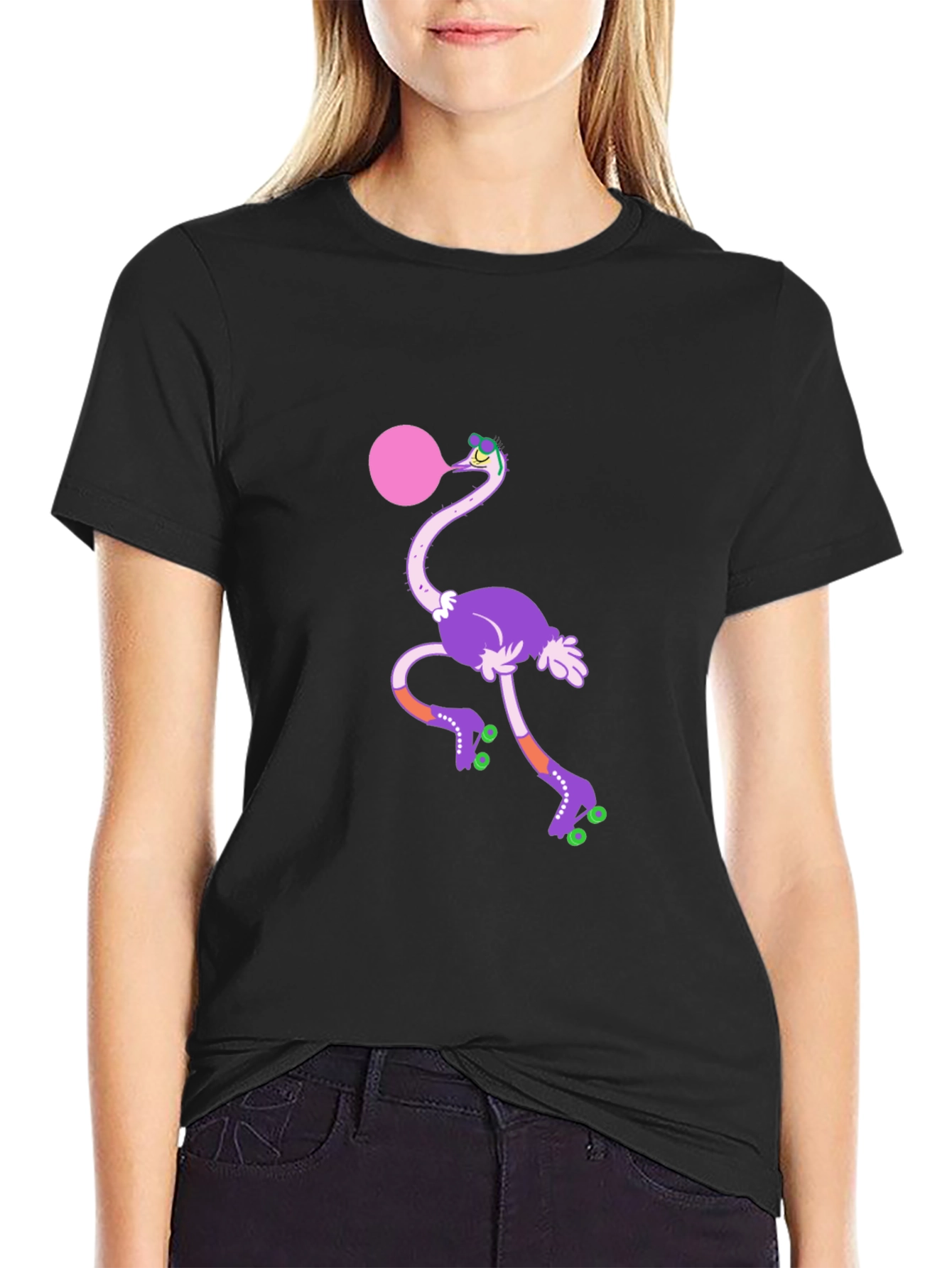 Funky Ostrich Bubblegum Tee