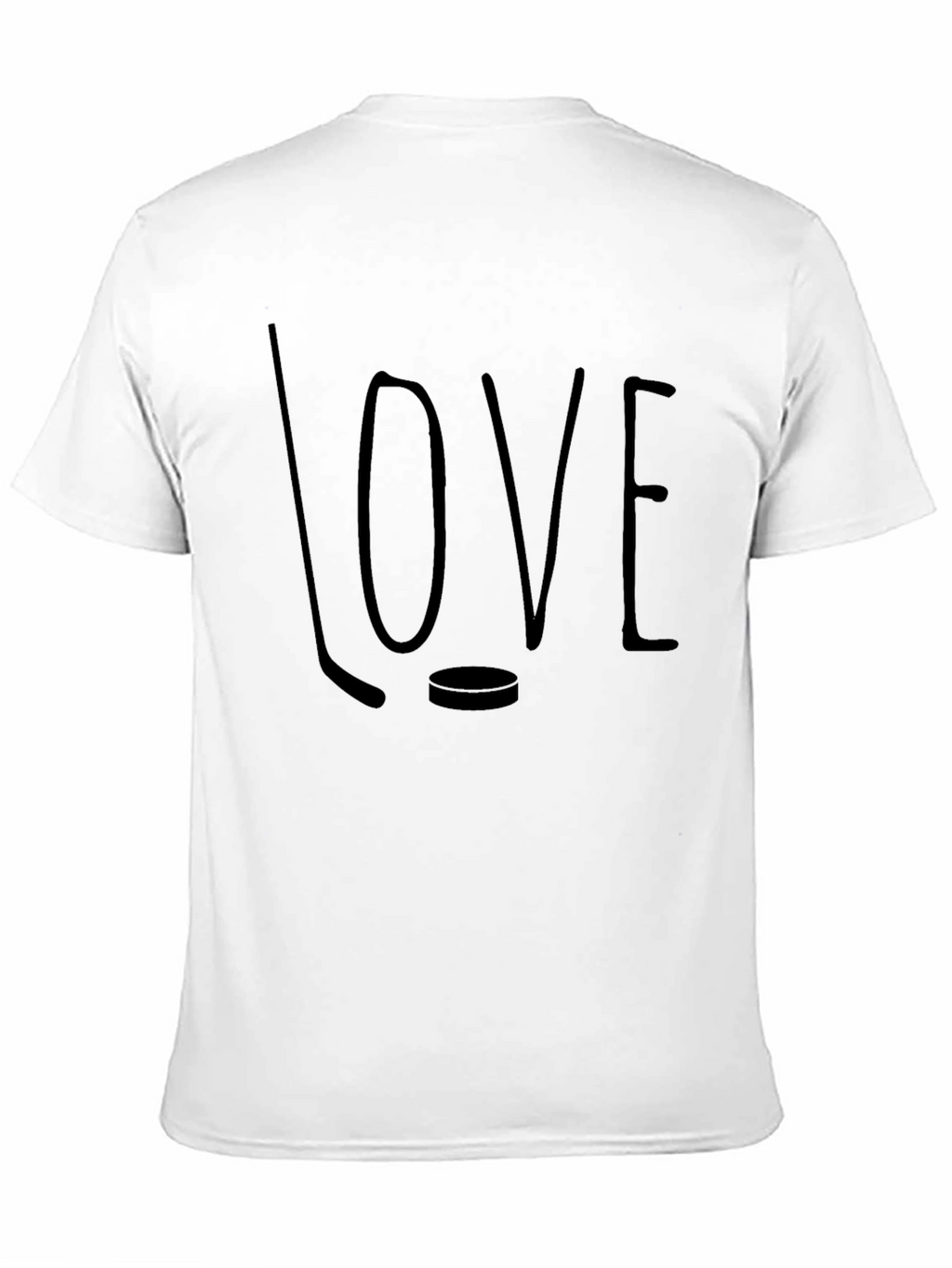 Love Hockey Graphic Tee - Sporty Casual T-Shirt