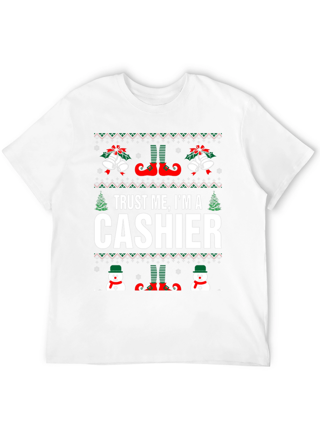 Trust Me Im A Cashier Christmas Sweater T-Shirt