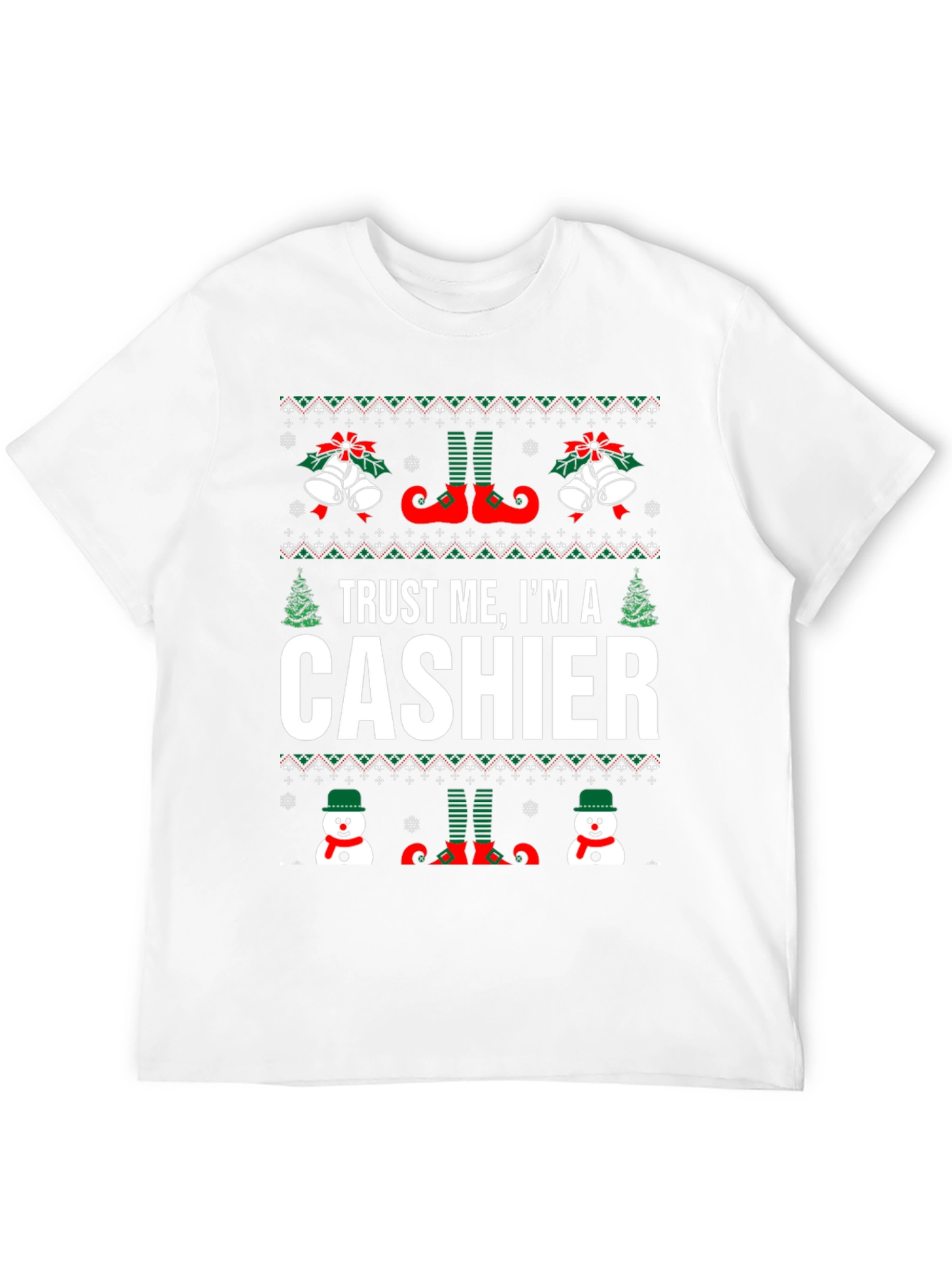 Trust Me Im A Cashier Christmas Sweater T-Shirt