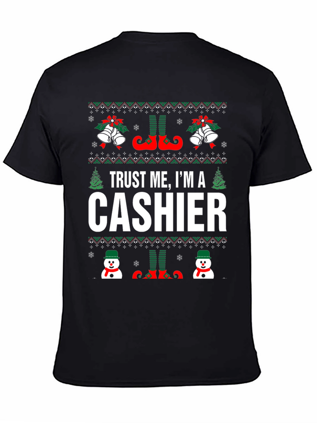 Trust Me Im A Cashier Christmas Sweater T-Shirt