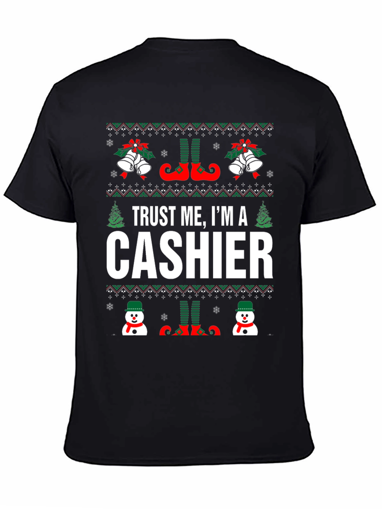 Trust Me Im A Cashier Christmas Sweater T-Shirt