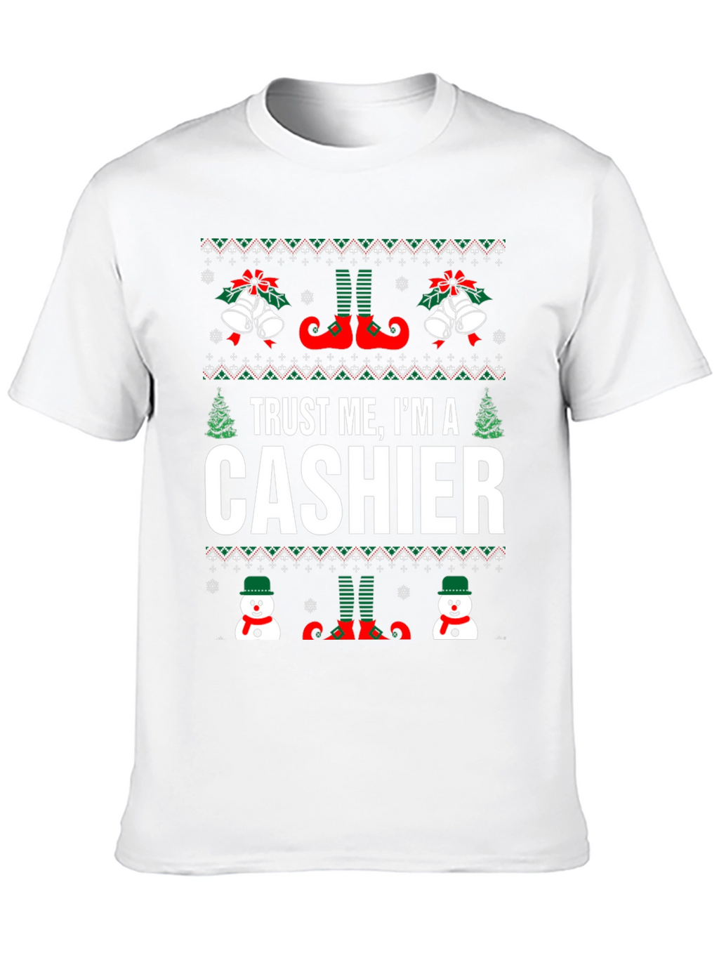 Trust Me Im A Cashier Christmas Sweater T-Shirt