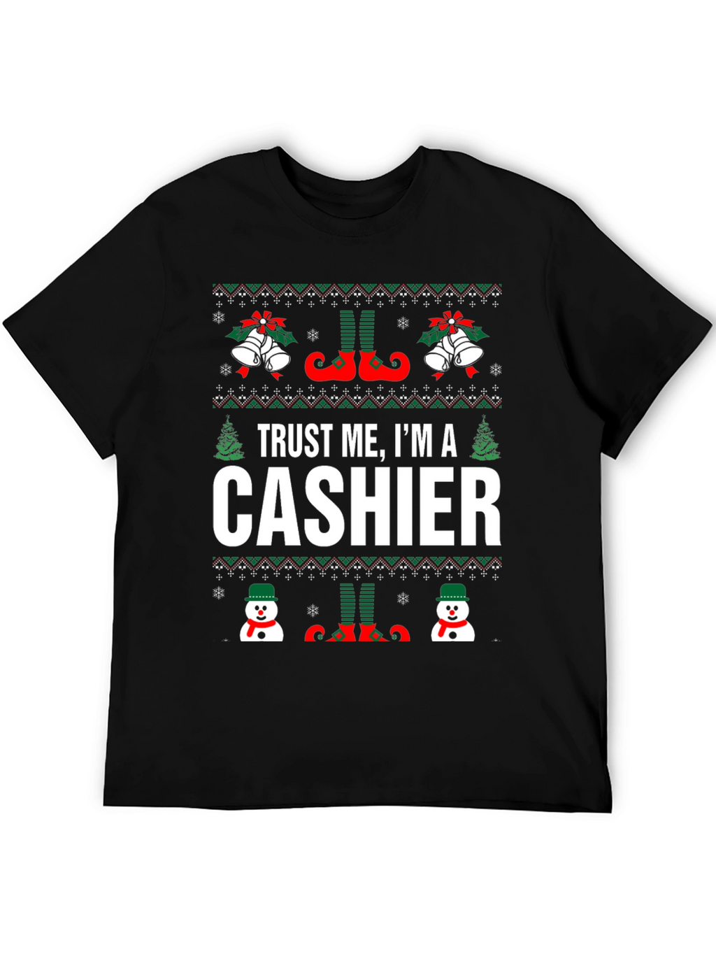 Trust Me Im A Cashier Christmas Sweater T-Shirt