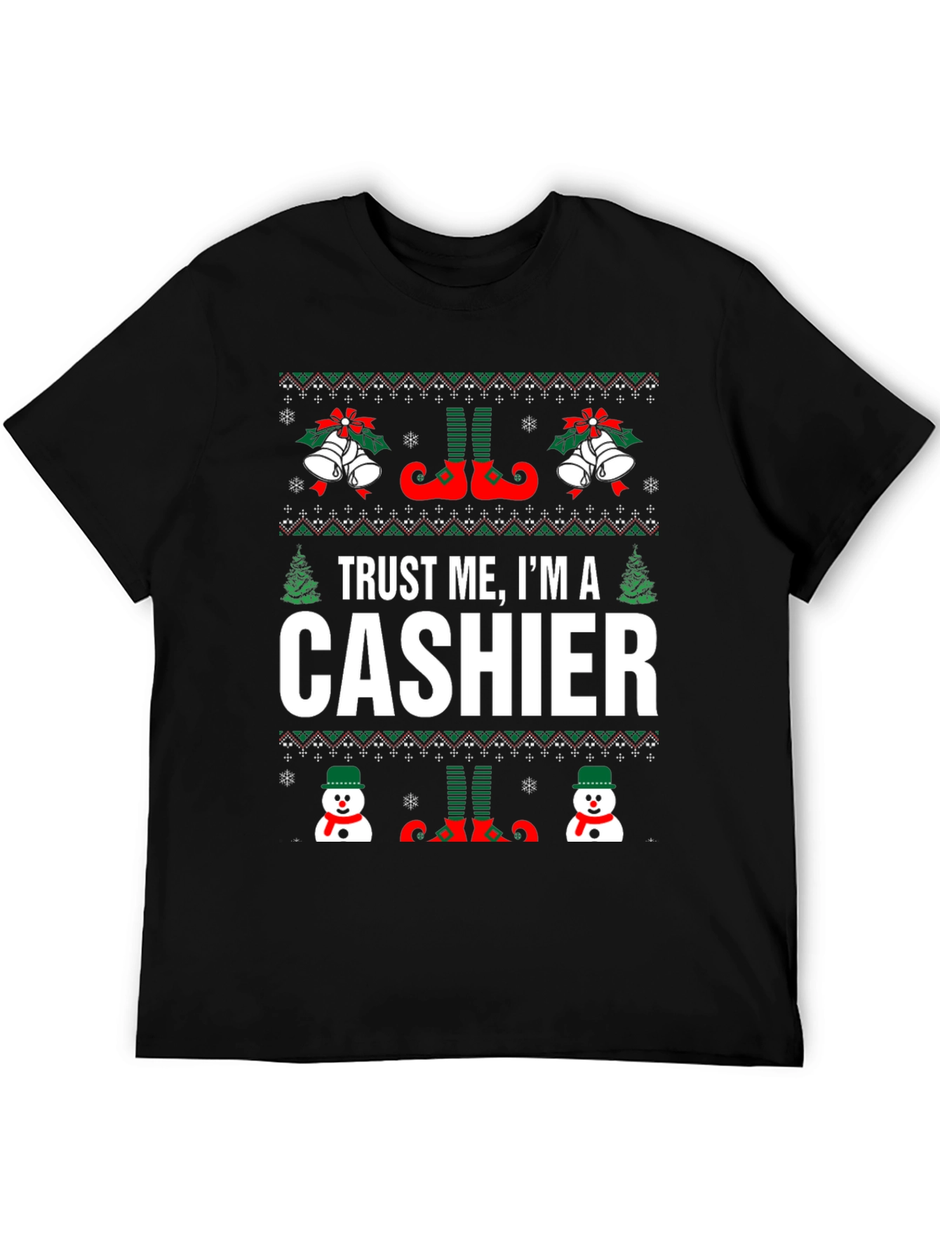 Trust Me Im A Cashier Christmas Sweater T-Shirt