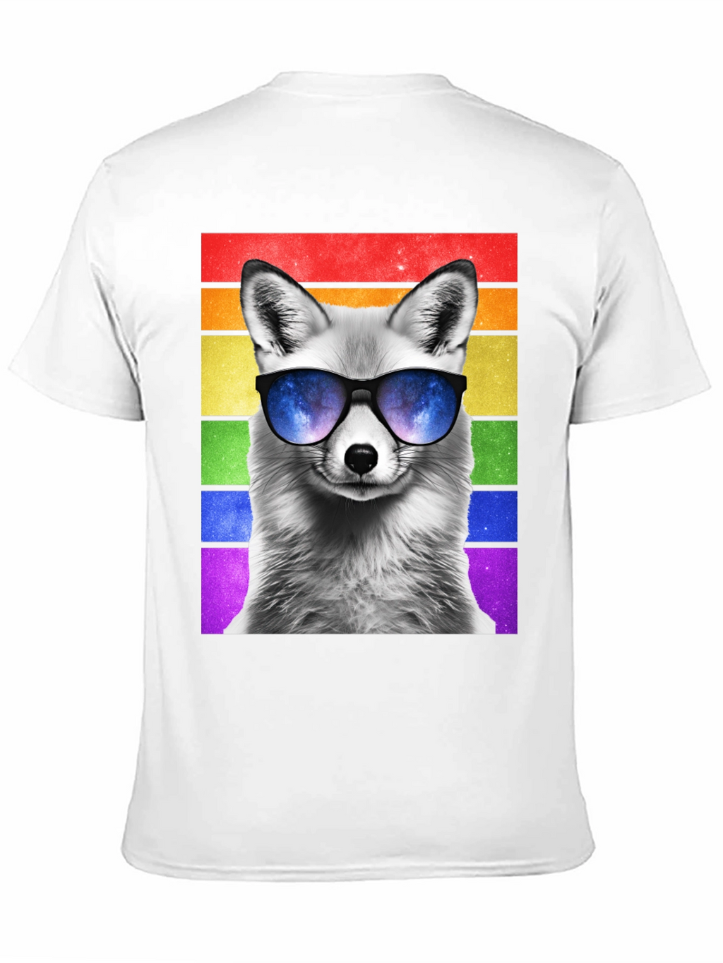 Cool Fox Pride T-Shirt - Mens Black Tee