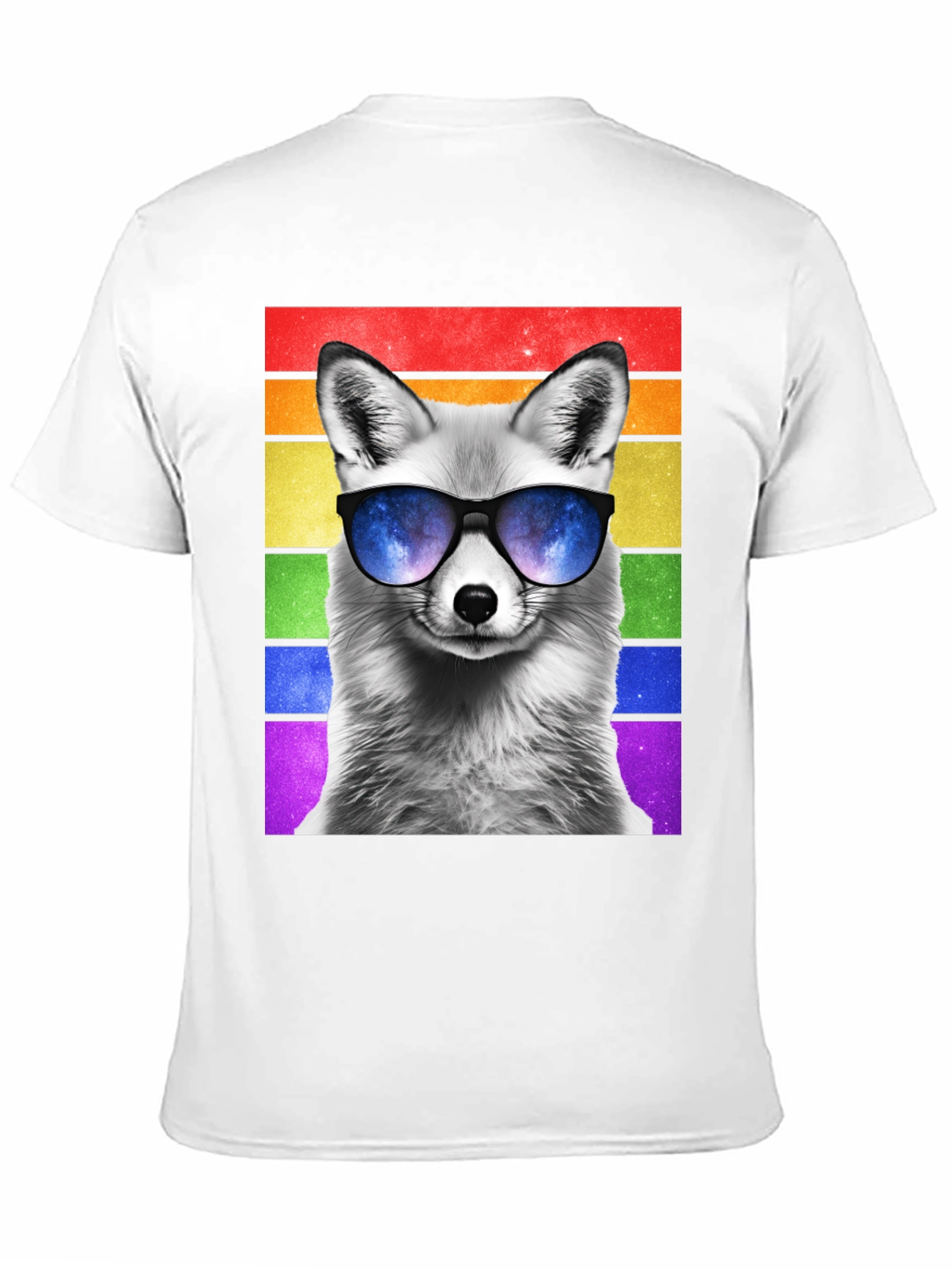 Cool Fox Pride T-Shirt - Mens Black Tee