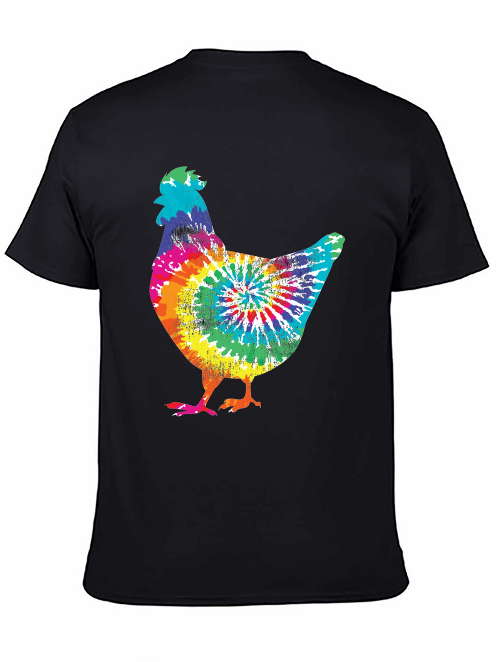 Tie-Dye Chicken Graphic Tee