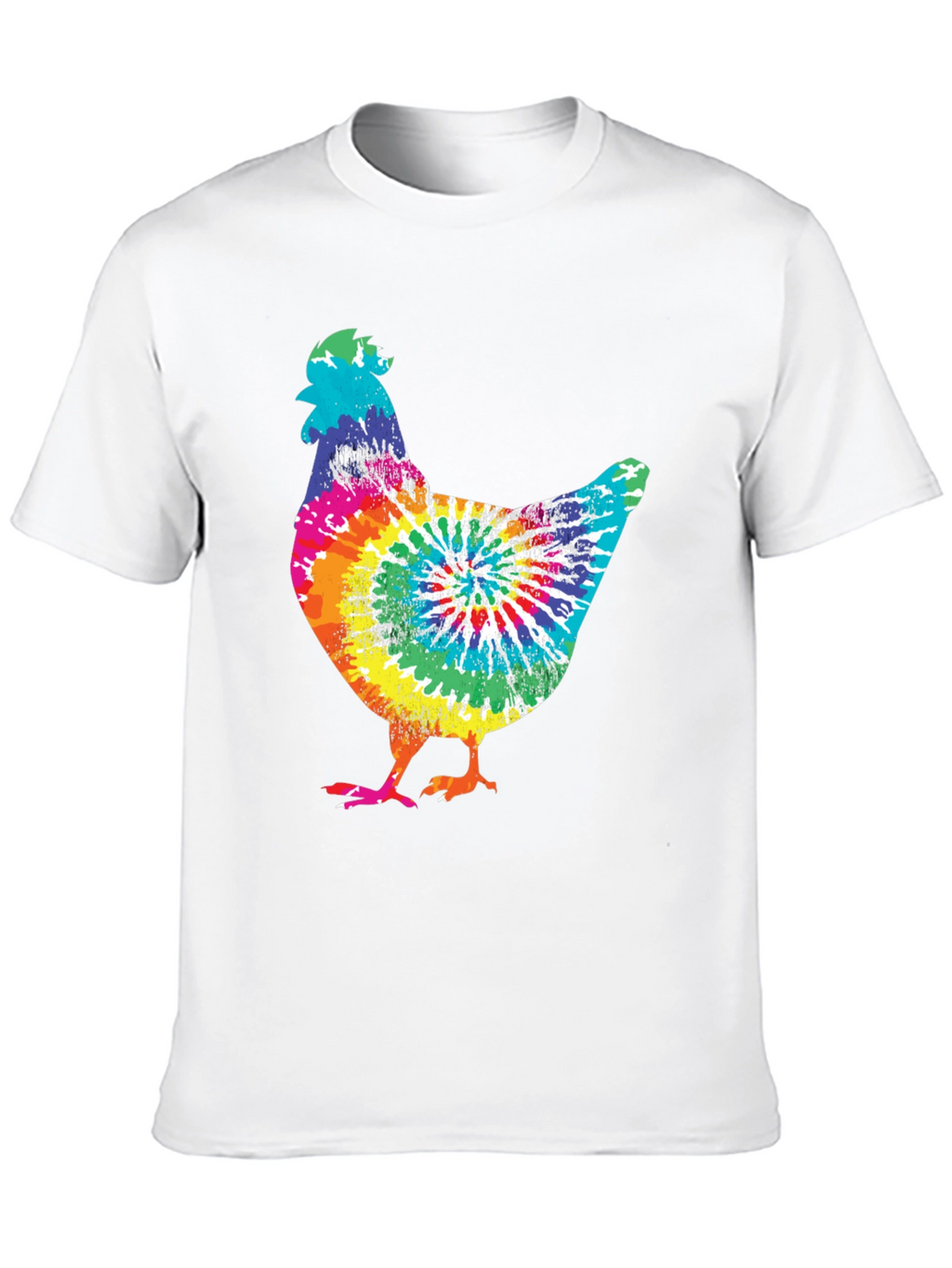 Tie-Dye Chicken Graphic Tee