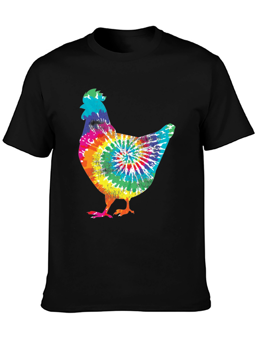 Tie-Dye Chicken Graphic Tee