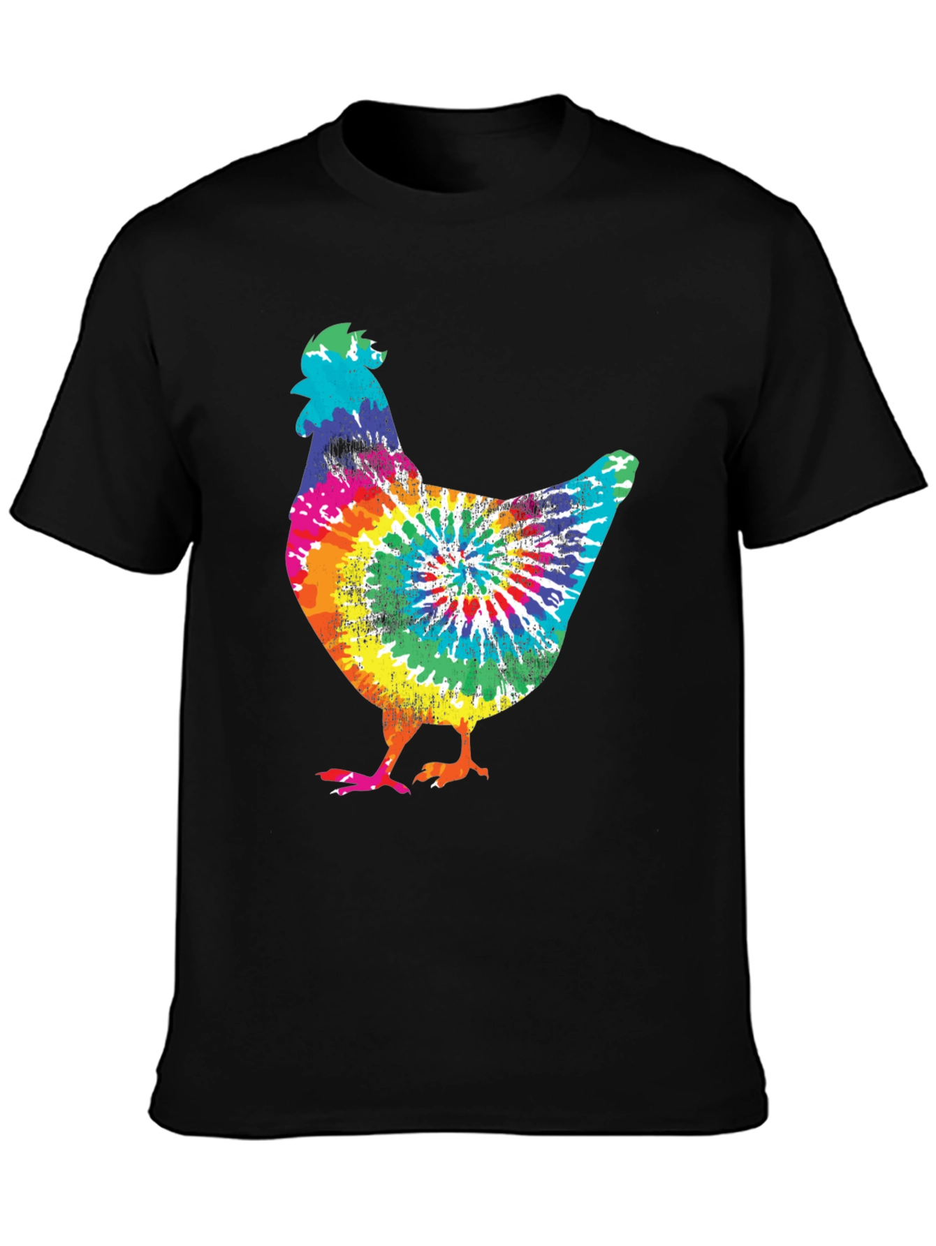 Tie-Dye Chicken Graphic Tee