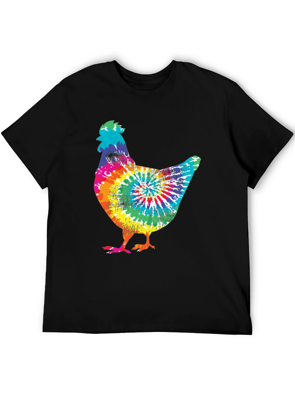 Tie-Dye Chicken Graphic Tee