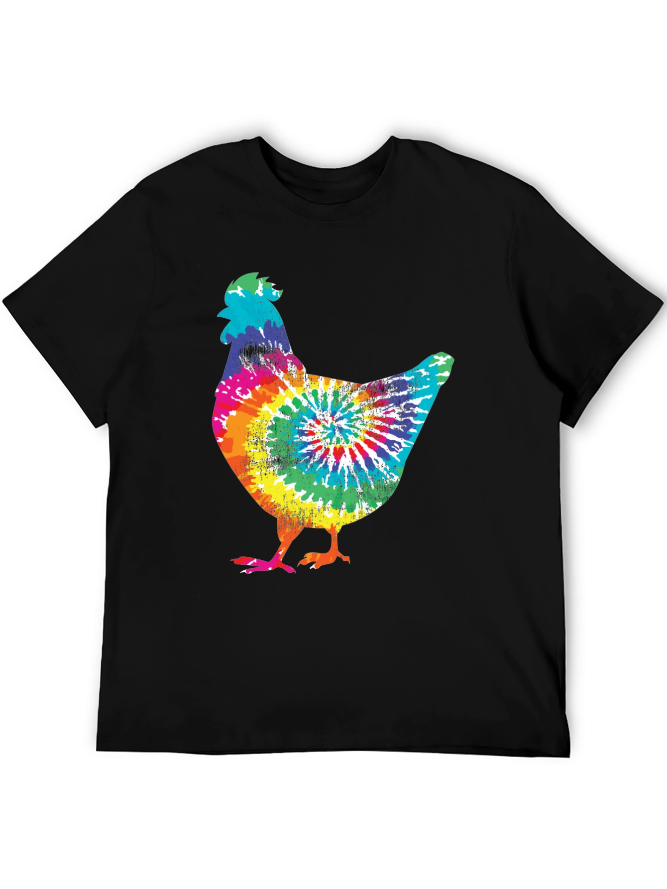 Tie-Dye Chicken Graphic Tee