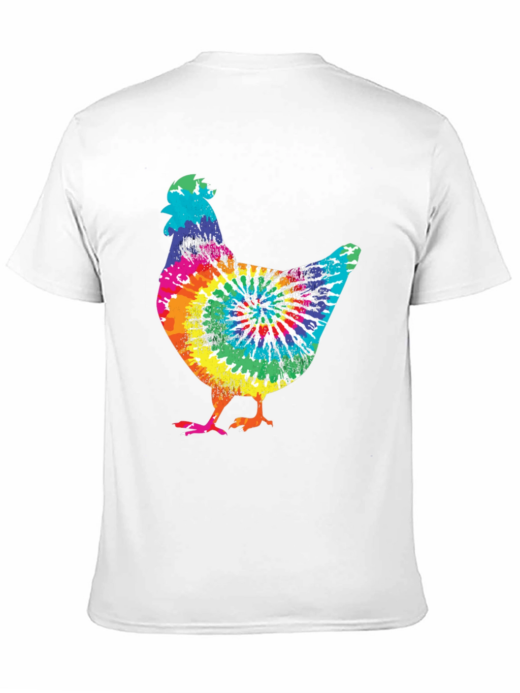 Tie-Dye Chicken Graphic Tee