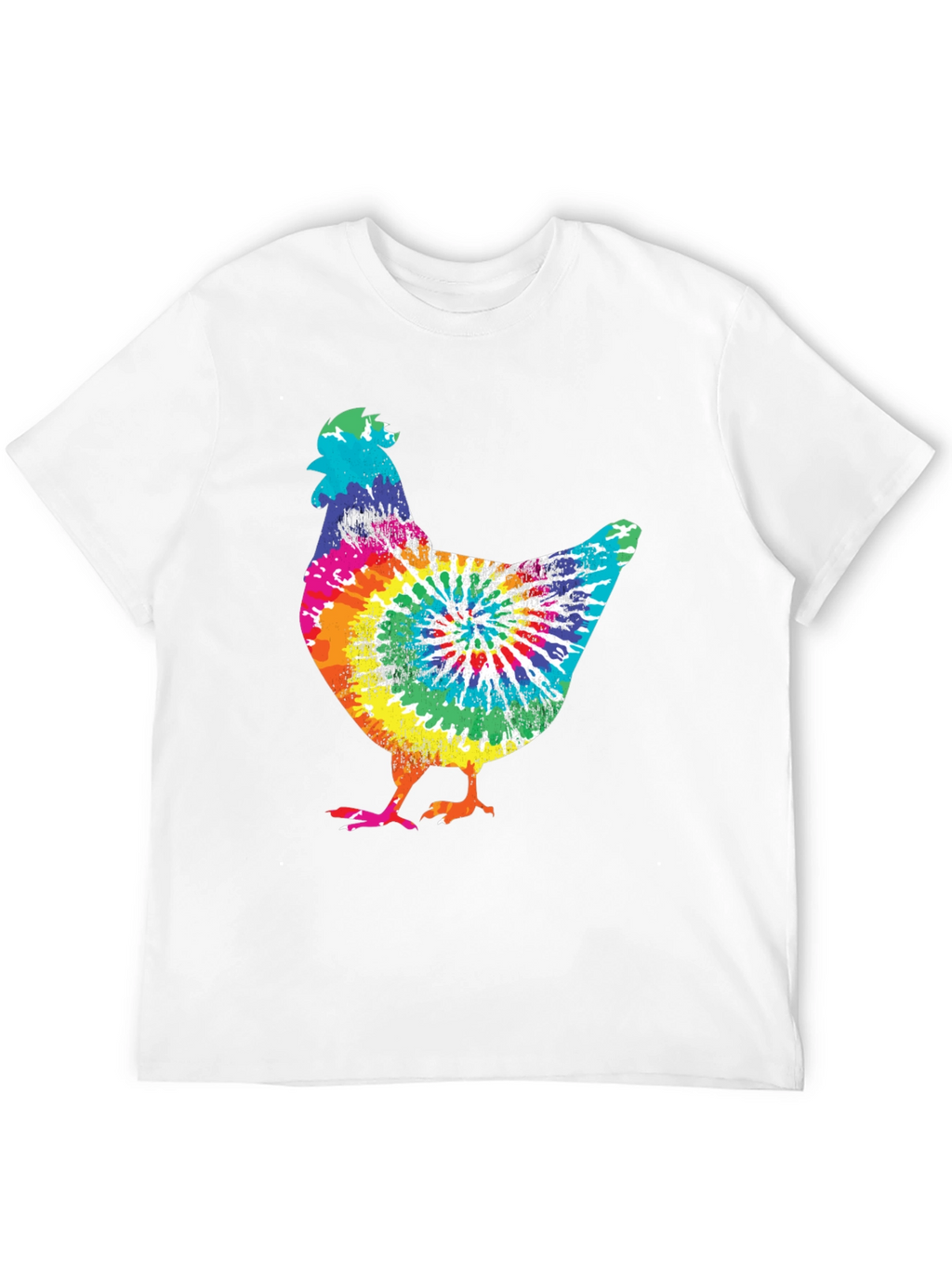 Tie-Dye Chicken Graphic Tee