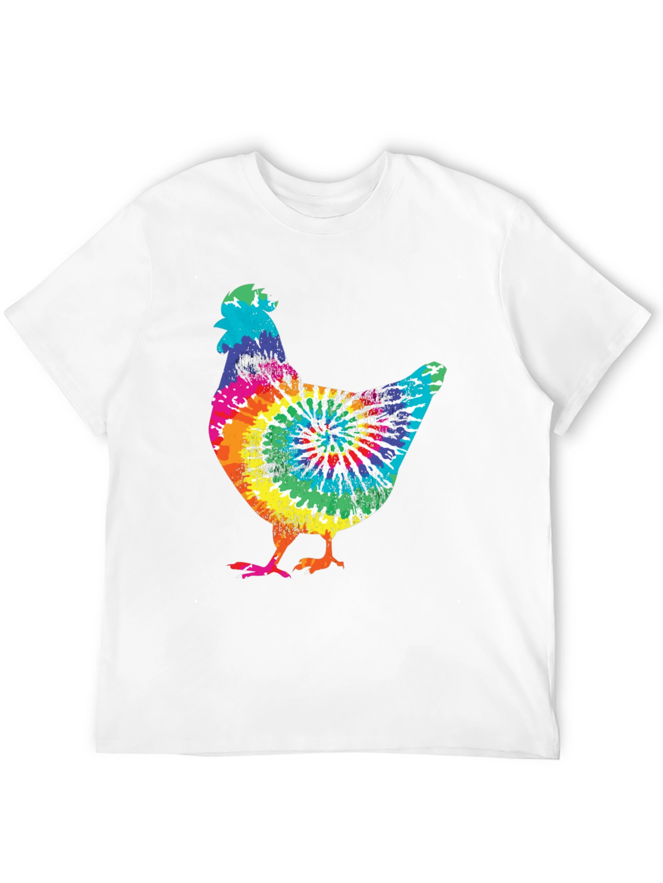 Tie-Dye Chicken Graphic Tee