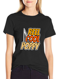 Reel Cool Poppy Fishing T-Shirt