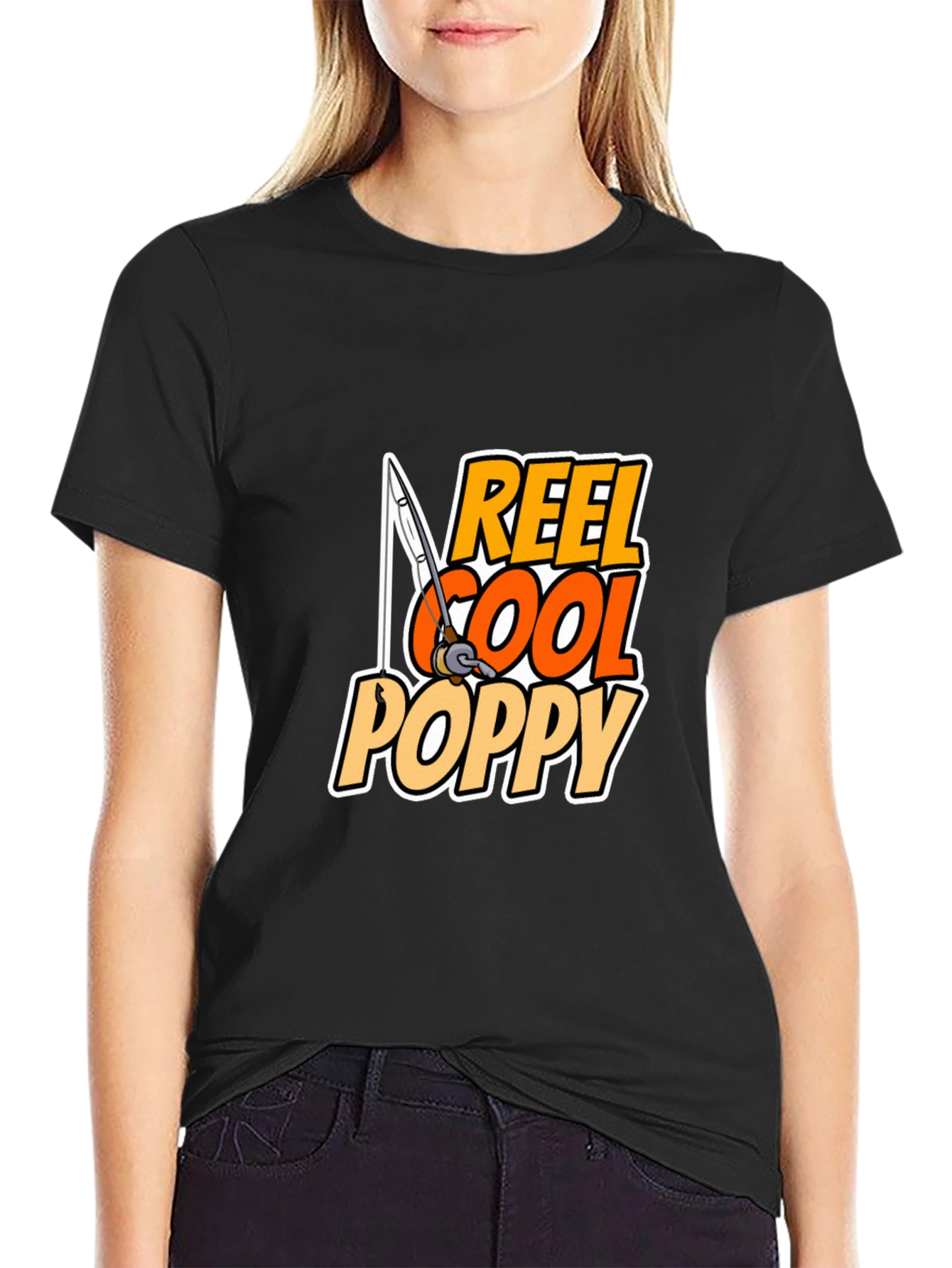 Reel Cool Poppy Fishing T-Shirt