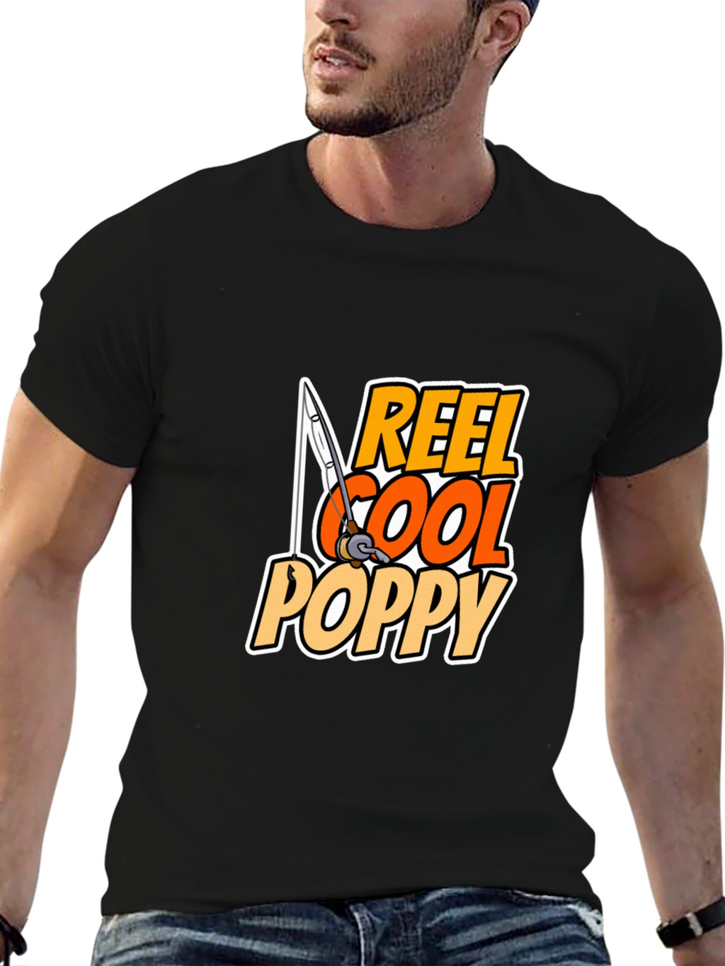 Reel Cool Poppy Fishing T-Shirt