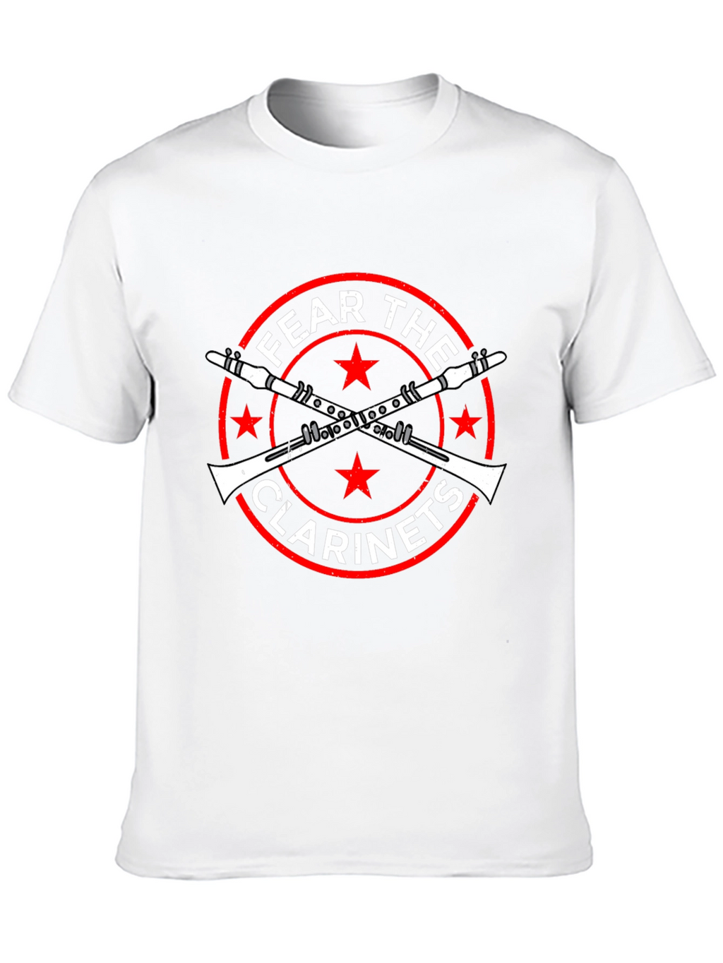 Fear the Clarinets Black Graphic T-Shirt