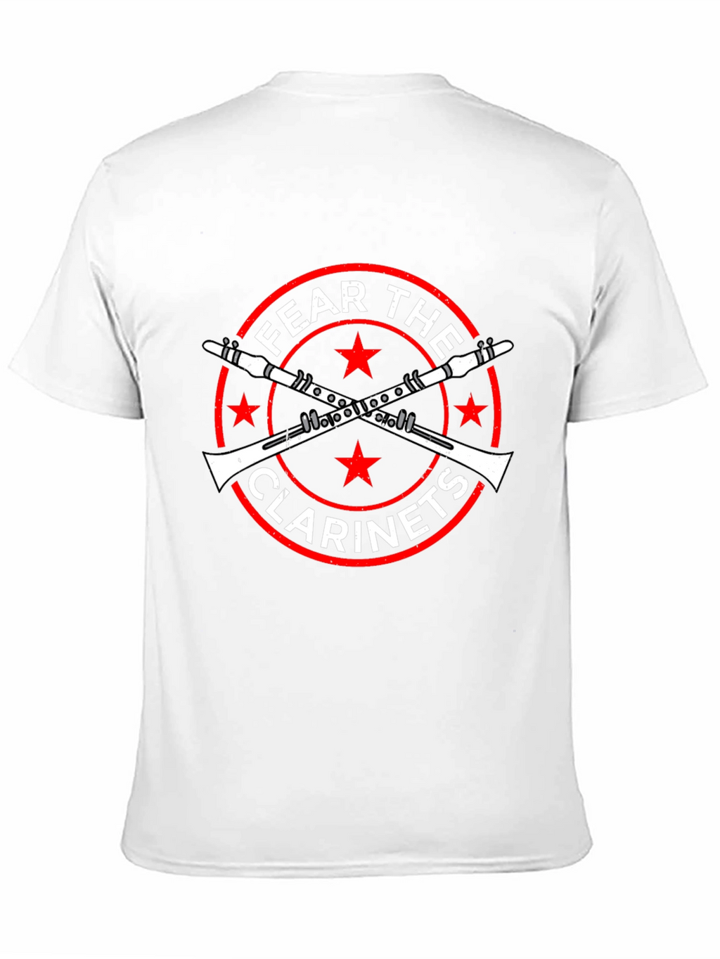 Fear the Clarinets Black Graphic T-Shirt