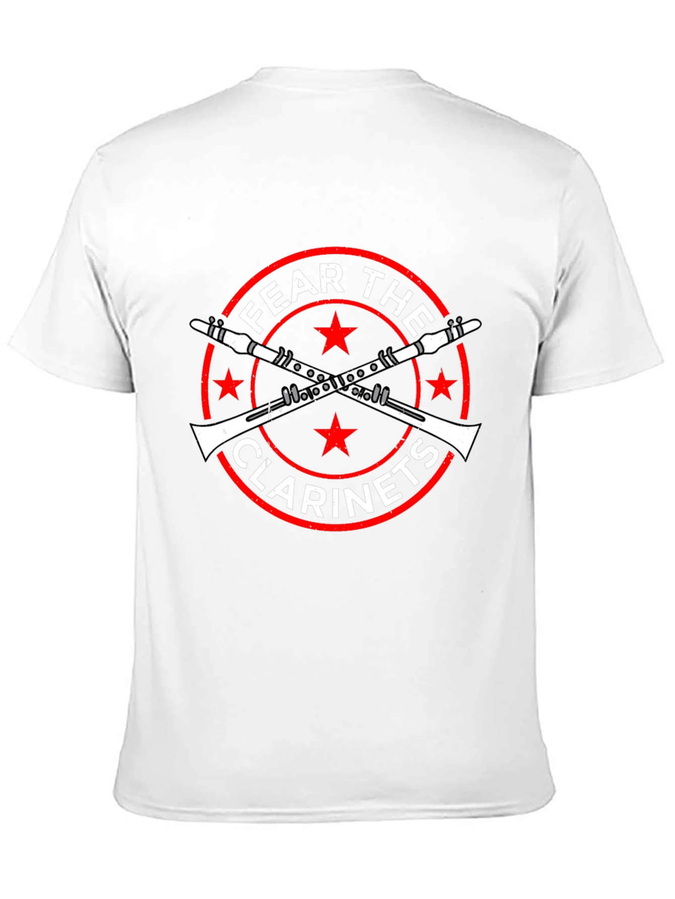 Fear the Clarinets Black Graphic T-Shirt