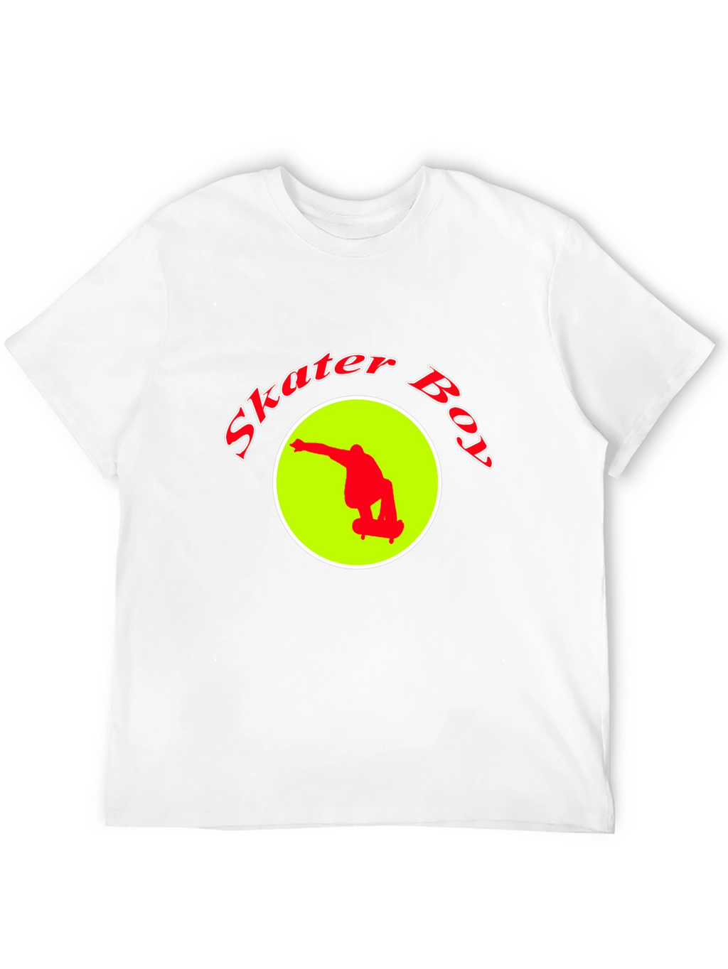Skater Boy Graphic Tee - Black T-Shirt