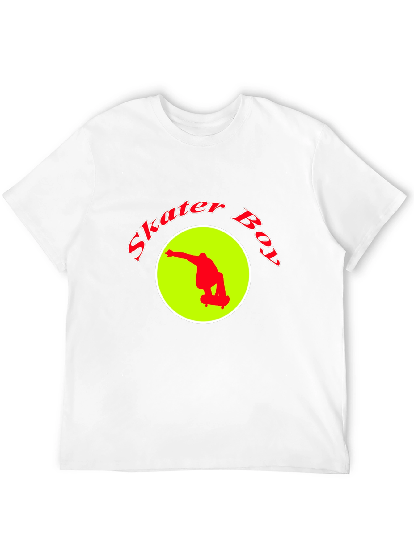 Skater Boy Graphic Tee - Black T-Shirt