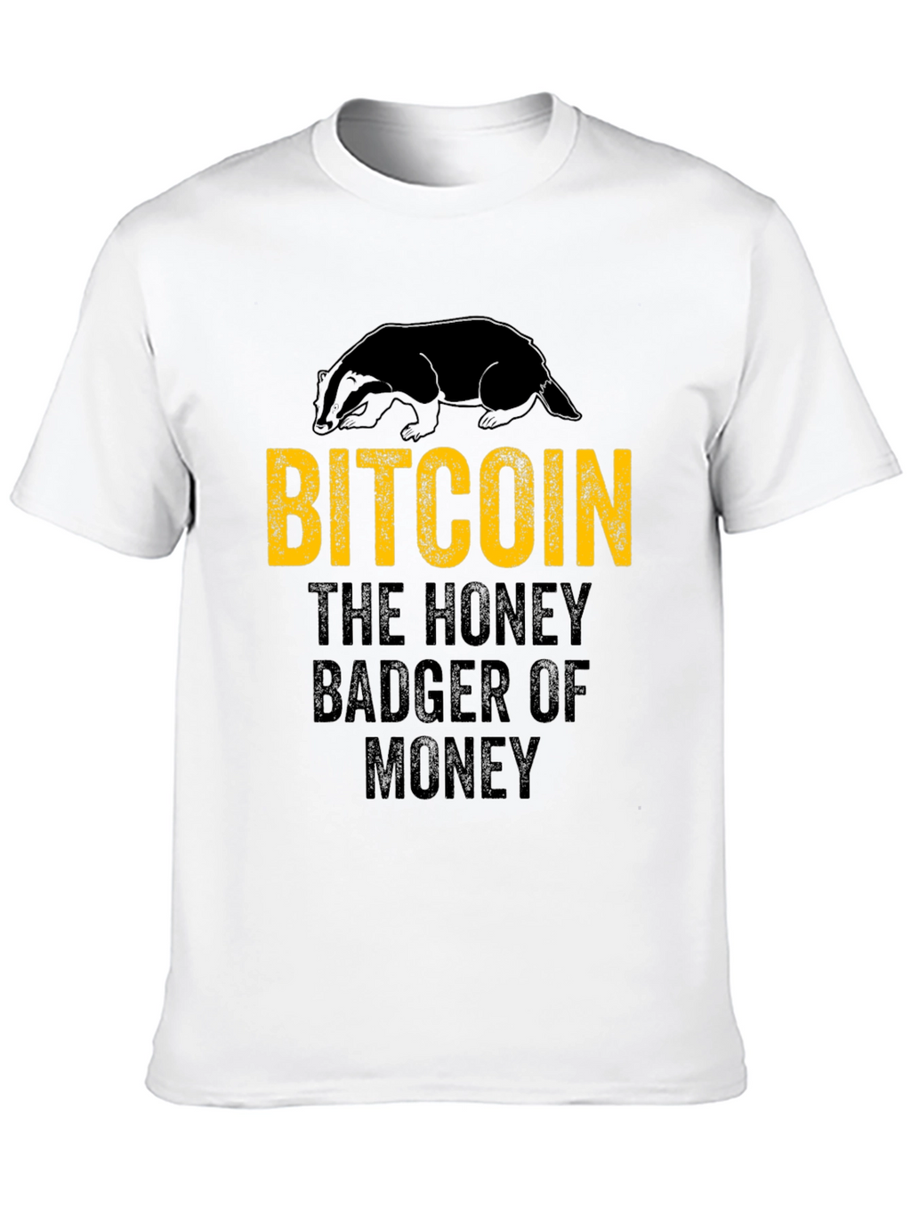 Bitcoin Honey Badger T-Shirt - Crypto Inspired Tee