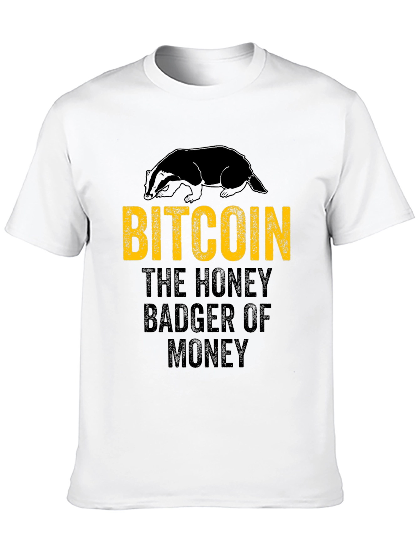 Bitcoin Honey Badger T-Shirt - Crypto Inspired Tee