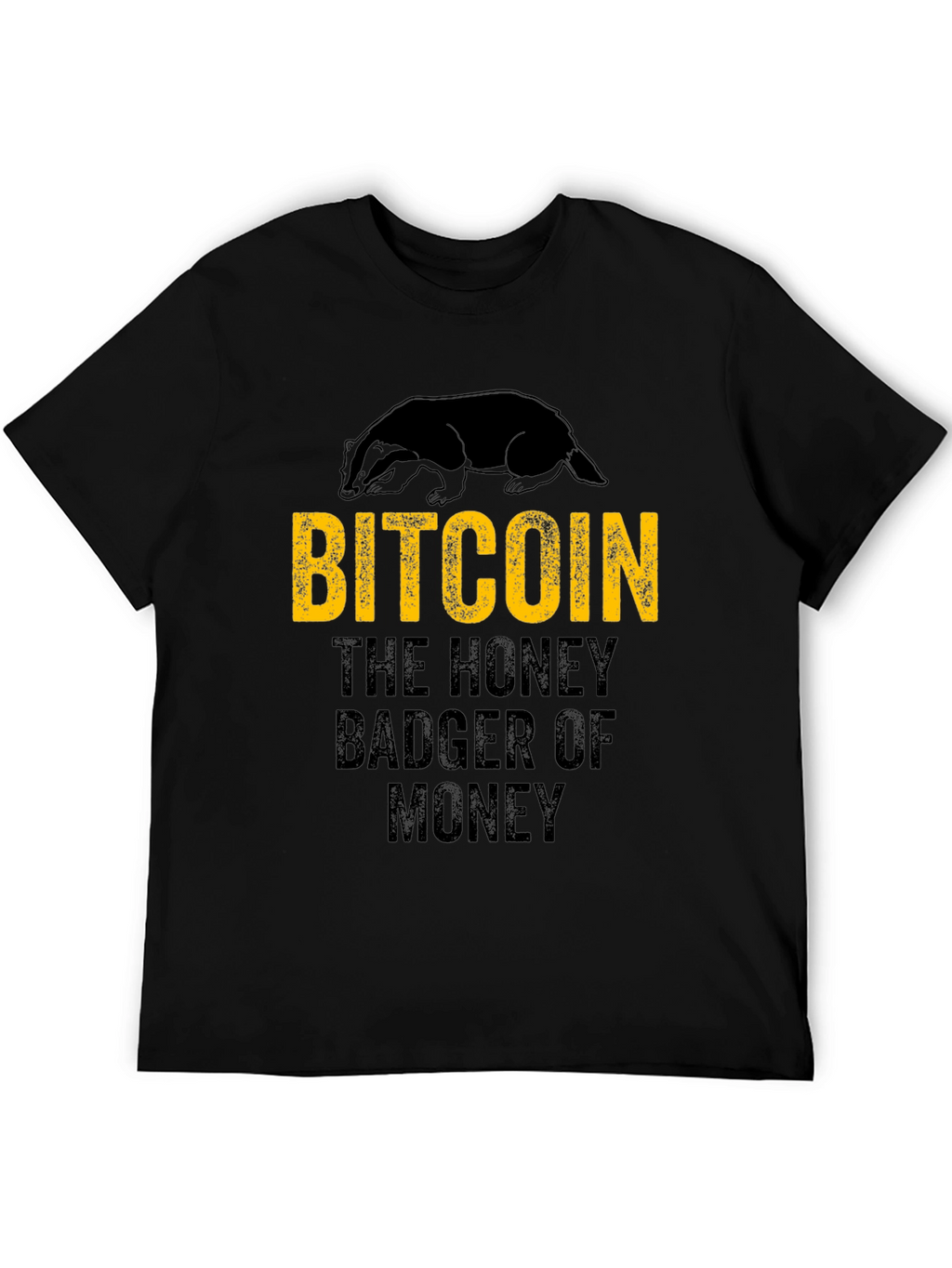 Bitcoin Honey Badger T-Shirt - Crypto Inspired Tee