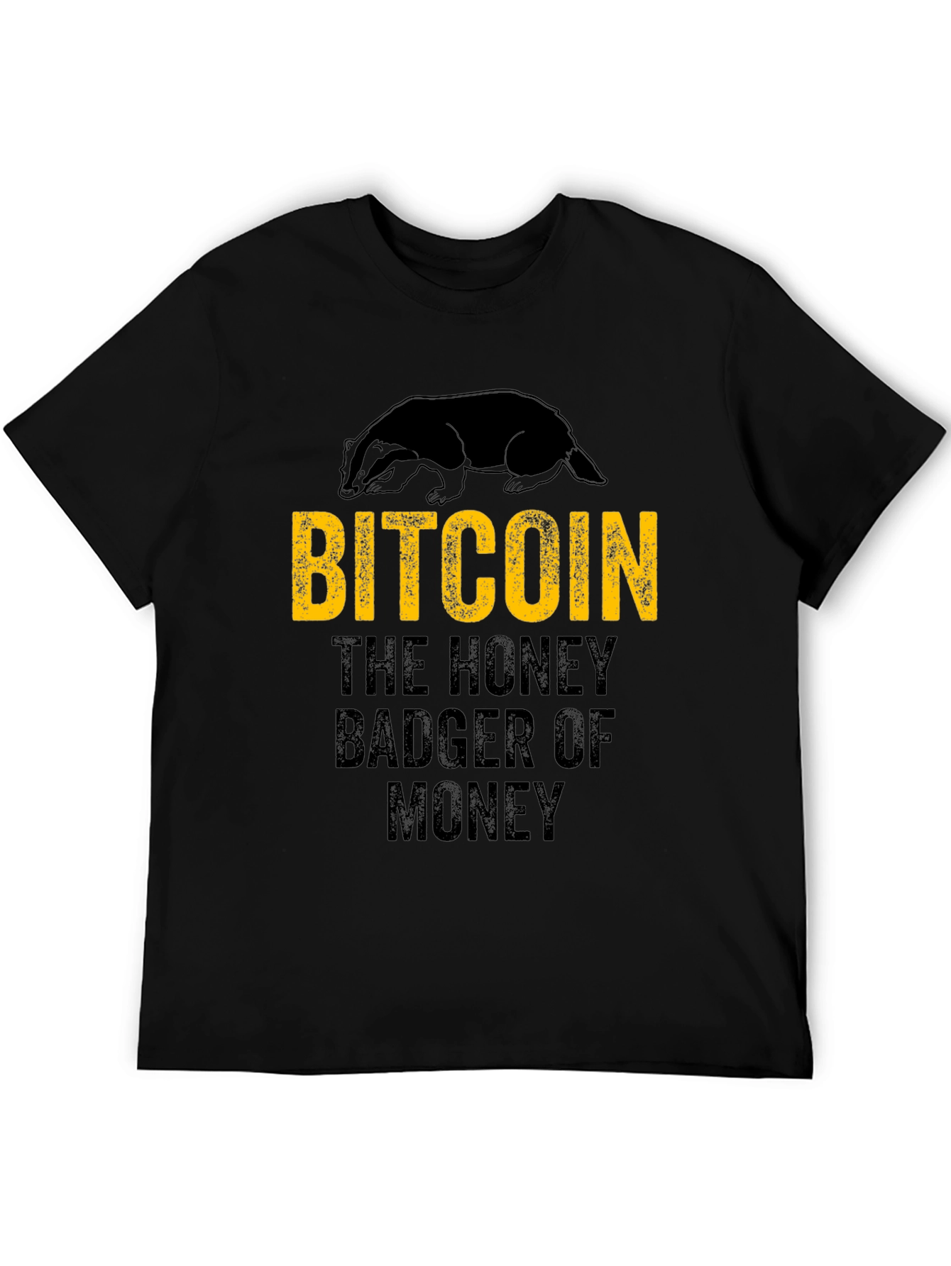 Bitcoin Honey Badger T-Shirt - Crypto Inspired Tee