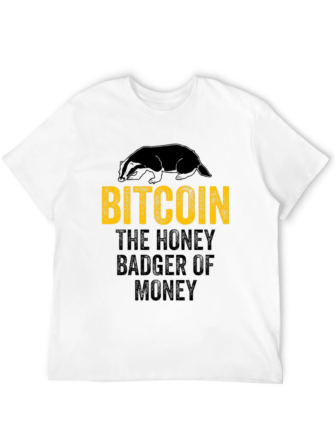 Bitcoin Honey Badger T-Shirt - Crypto Inspired Tee