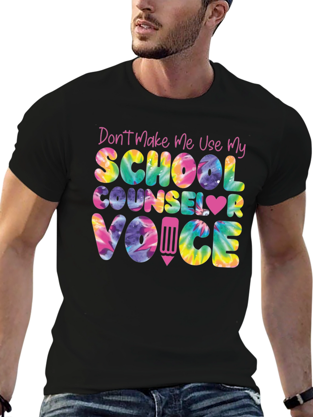 School Counselor Tie Dye T-Shirt