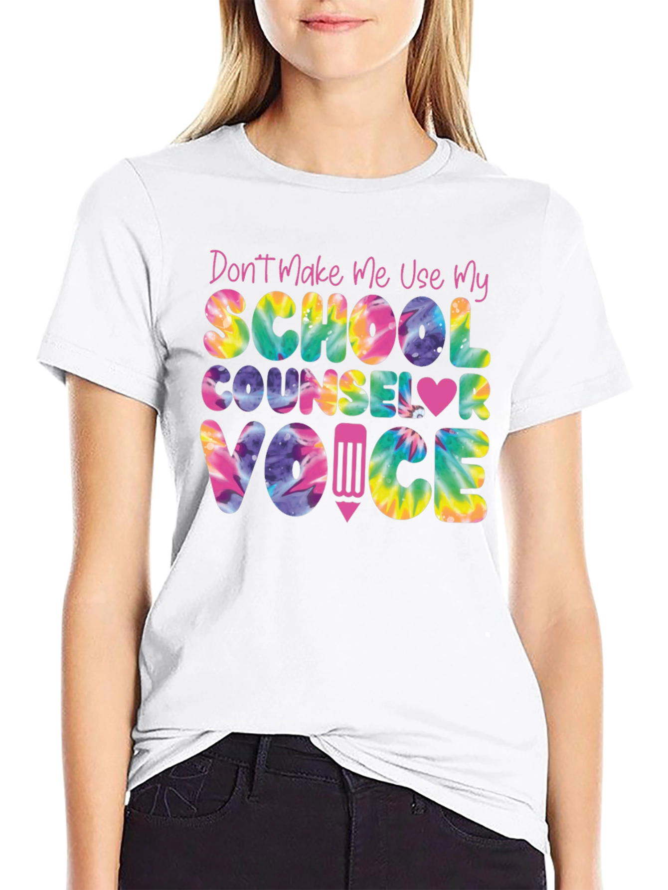 School Counselor Tie Dye T-Shirt