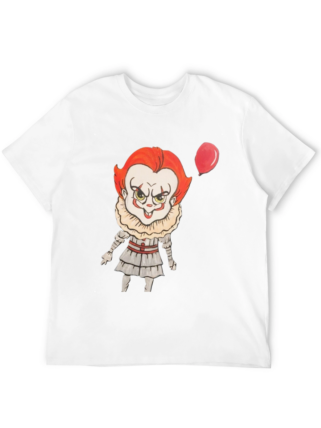 Pennywise Cartoon Graphic Print T-Shirt