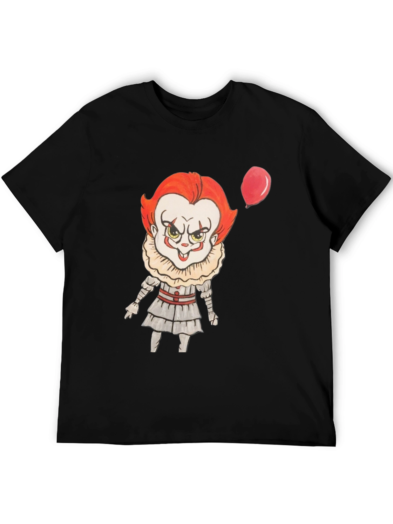 Pennywise Cartoon Graphic Print T-Shirt