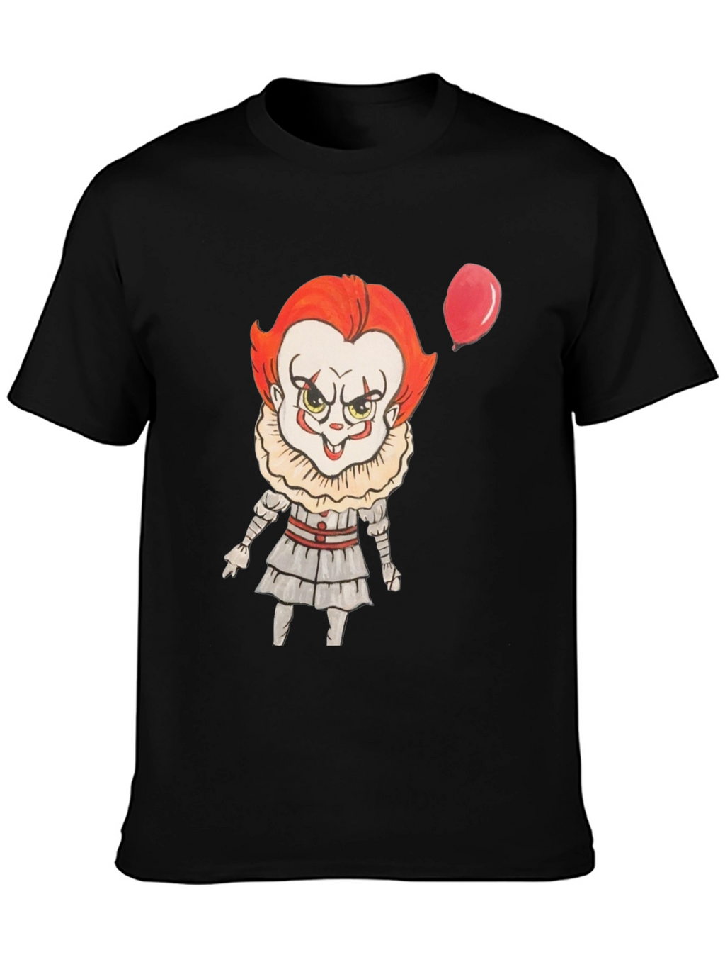 Pennywise Cartoon Graphic Print T-Shirt