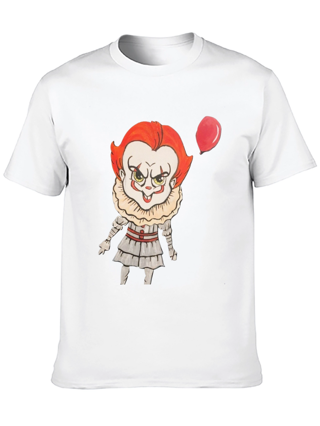Pennywise Cartoon Graphic Print T-Shirt