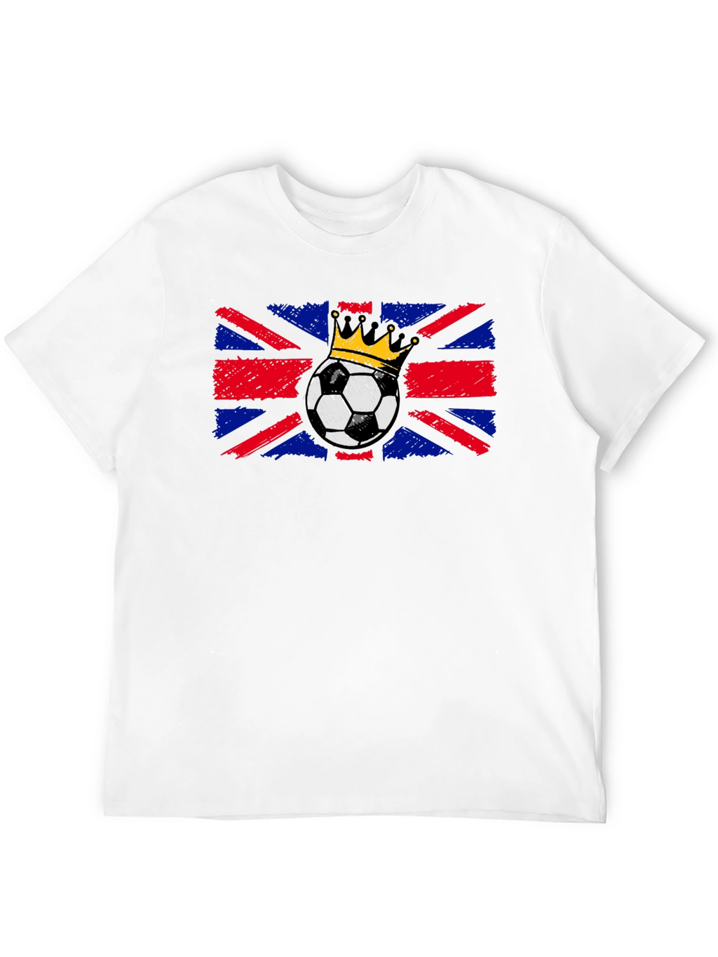 British Flag Soccer King T-Shirt