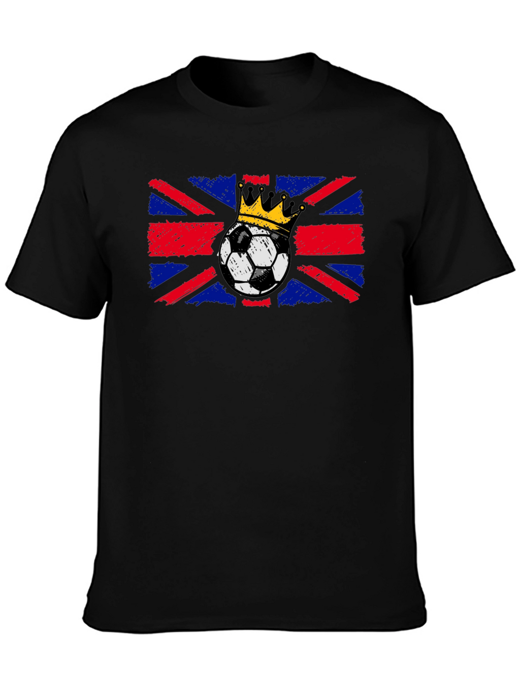 British Flag Soccer King T-Shirt