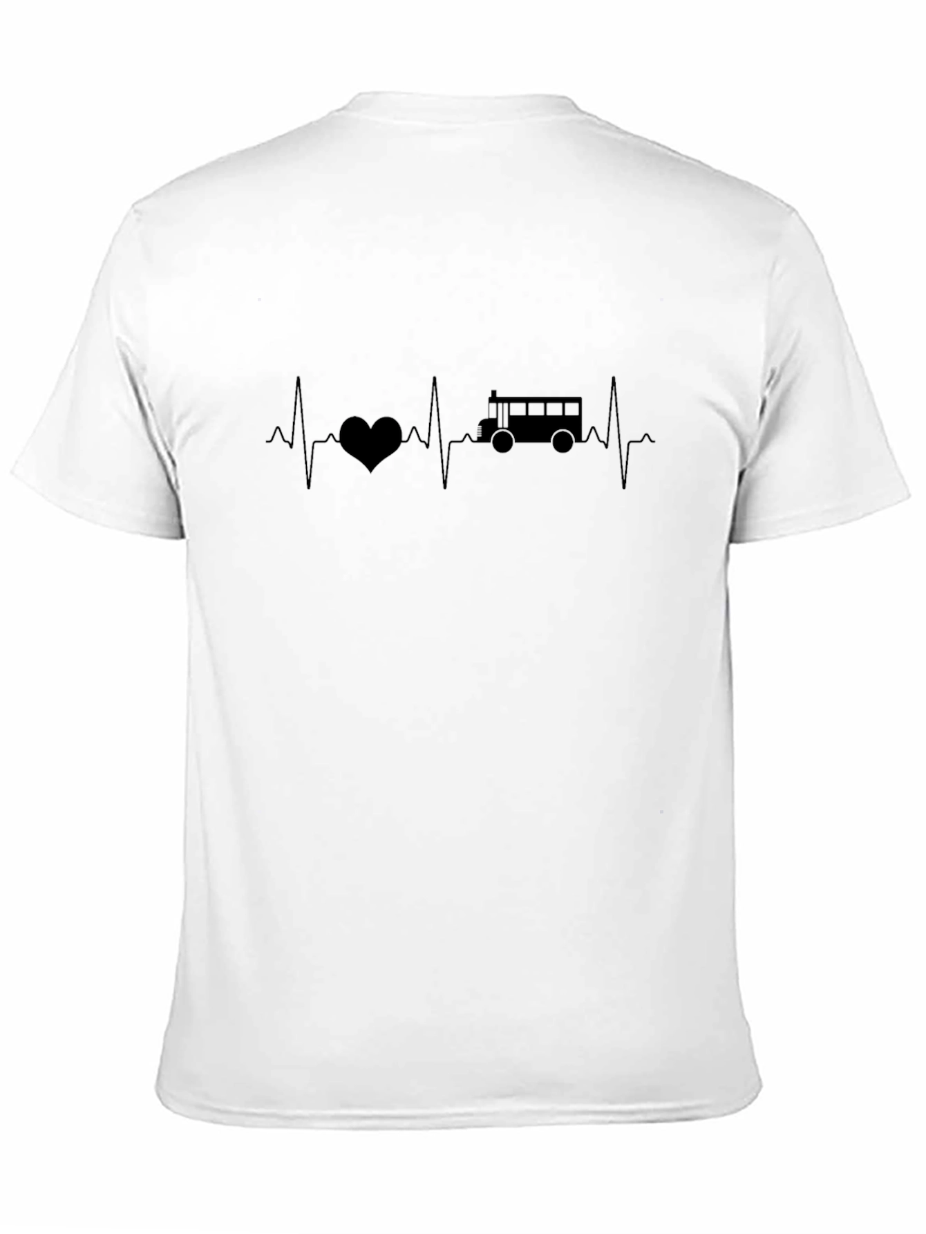 Heartbeat Bus Graphic Tee - Classic Black