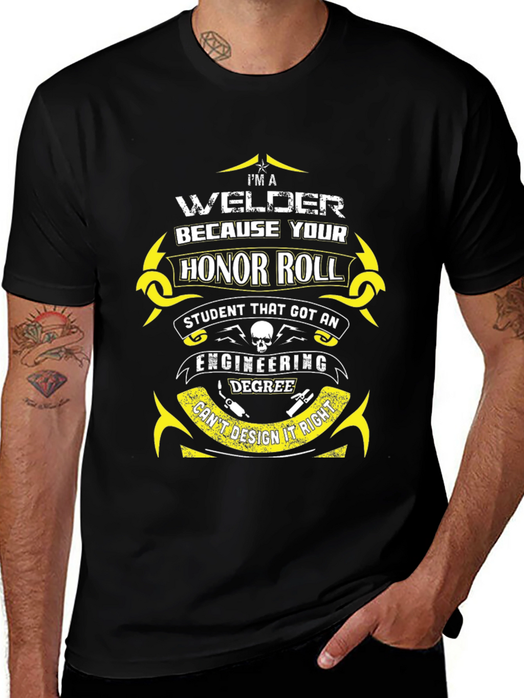 Welder Honor Roll T-Shirt - Funny Gift